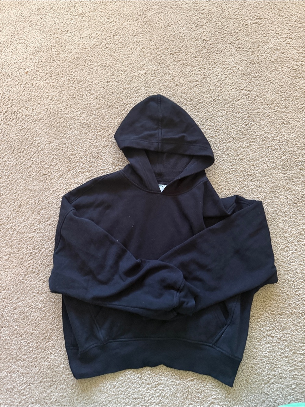 Old Navy Black Hoodie Sweatshirt